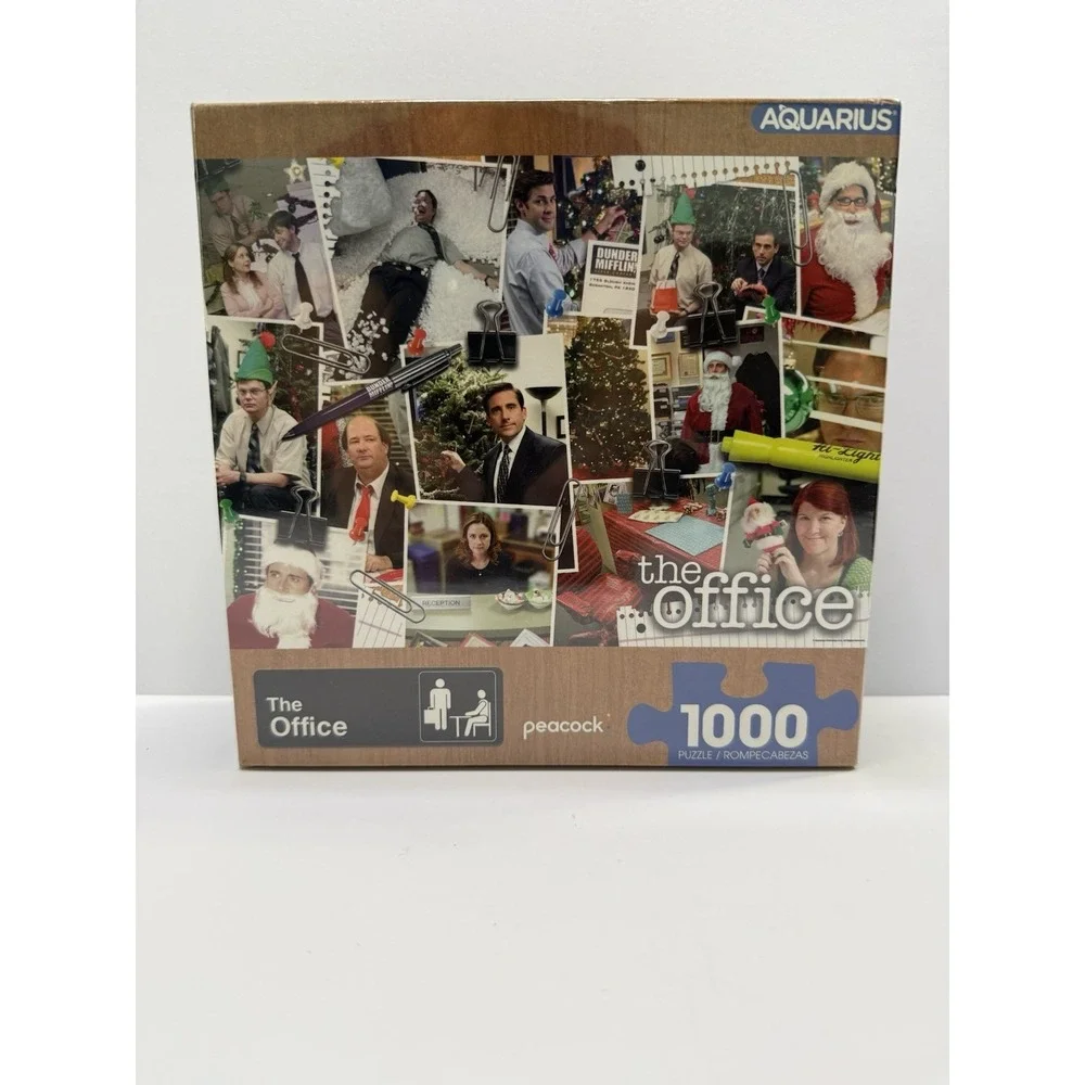 Aquarius The Office 1000 Piece Puzzle Christmas Party Dunder Mifflin Sealed